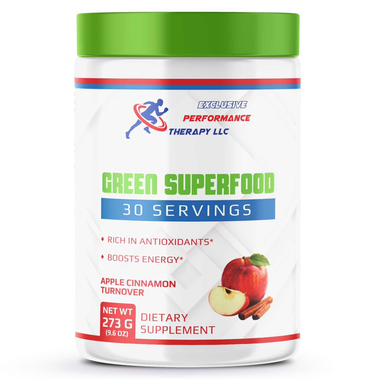 Green Superfood - Apple Cinnamon Turnover